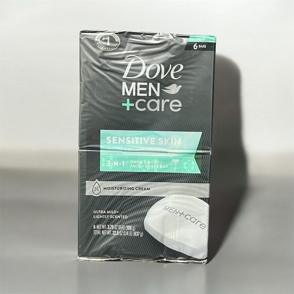 Dove Men+Care Sensitive Skin 3-in-1 Bar - White